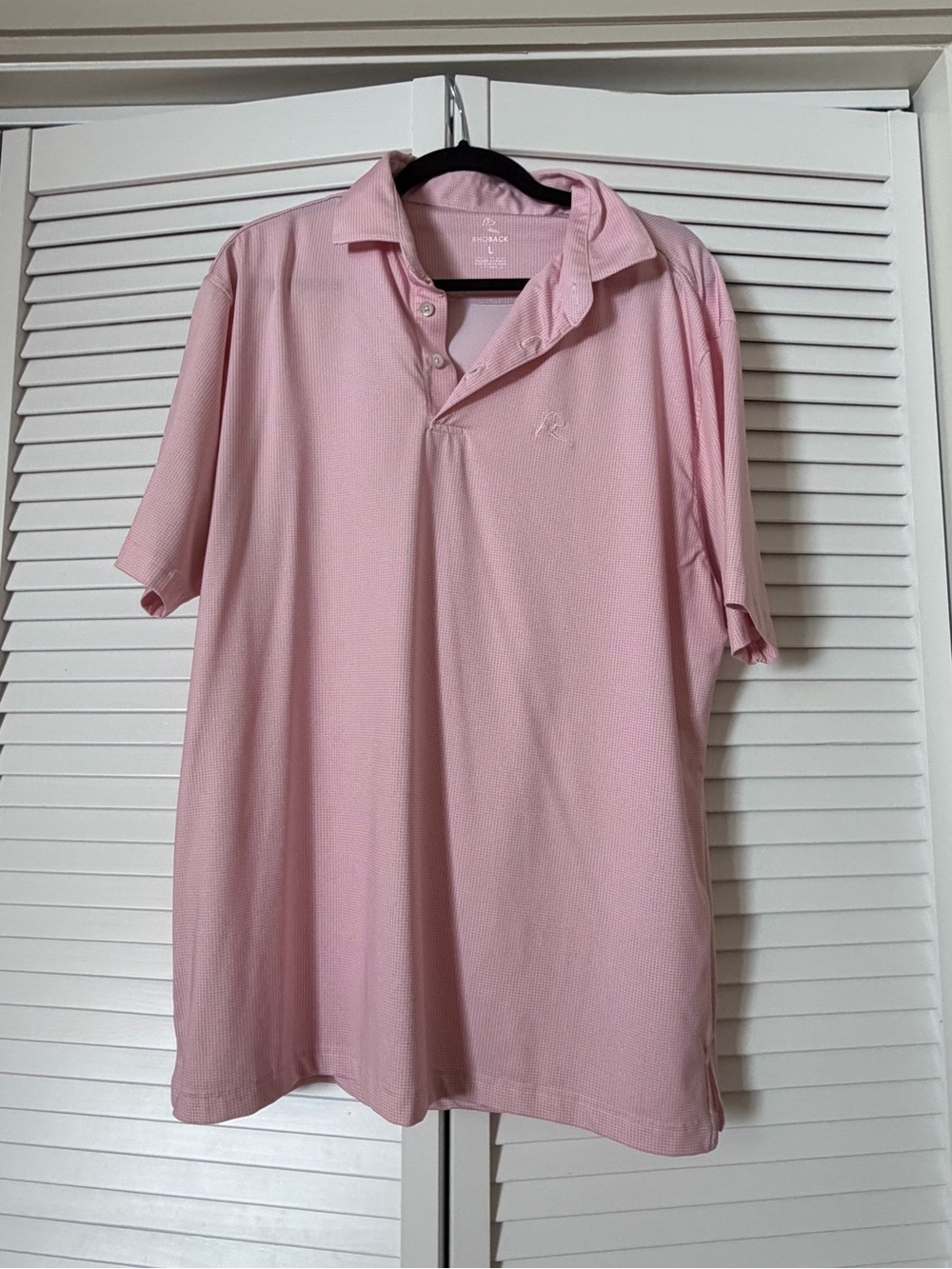 Rhoback Light Pink Men's Polo